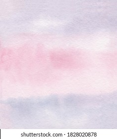 Abstrackt background in pink and violet tones. Watercolor gradient