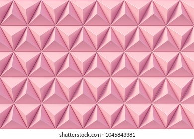 Abstrakter 3D-minimalistischer geometrischer Hintergrund von Dreiecken