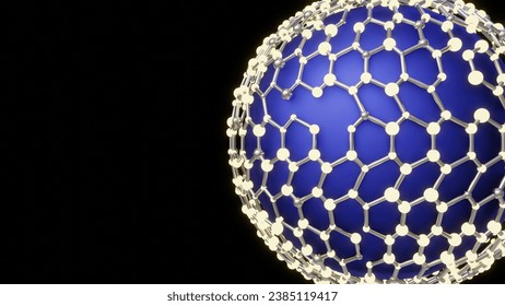 abstract 3d sphere background, backdrop, wallpaper design, 3d render, abstract technology backdrop, tech business presentation, negative space on left side, blue color, connectivity