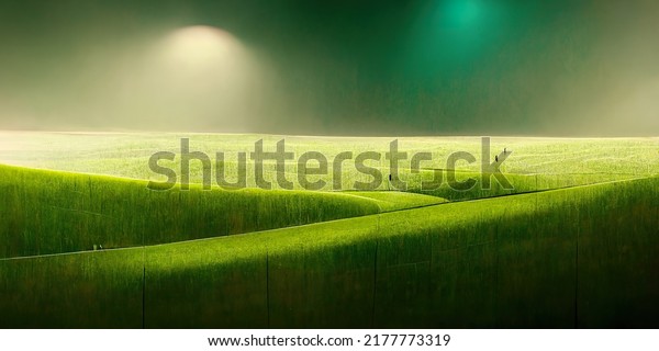 Abstract illusion of stone, grass. Background of green tones