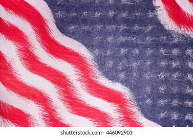 Abstract Of American Flag Wallpaper