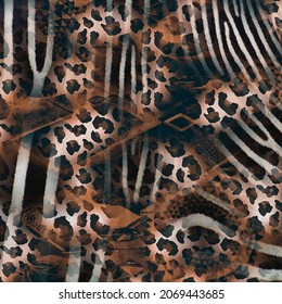 abstract animal skin effect pattern design.digital design vibrant colors.suitable for fashion,background,wallpaper,fabric,textile,home textile