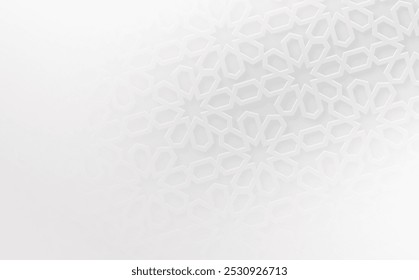 Abstract Arabesque shadow background with traditional ornament, ramadan islamic design. End of fasting. Hari Raya card. Eid al-Fitr decoration. Breaking of holy fast day. Muslim holiday.
