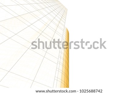 Image, Stock Photo YellowBlue/Blue Line