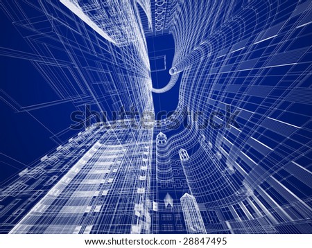 Similar – Image, Stock Photo geometry Town Capital city