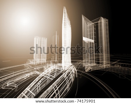 Similar – Frankfurter Skyline