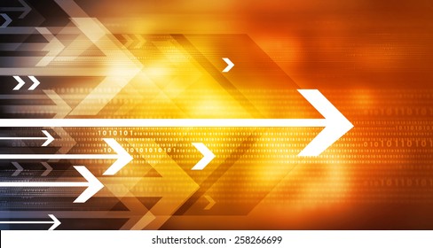 Abstract Arrow Background	