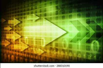 Abstract Arrow Background	