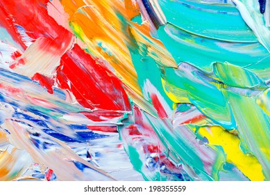 Abstract art background. Hand-painted background. SELF MADE. - Shutterstock ID 198355559