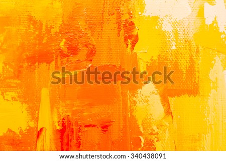 Abstract art  background. Oil painting on canvas. Color texture. Fragment of artwork. Spots of oil paint. Brushstrokes of paint. Modern art. Contemporary art. Colorful canvas. 