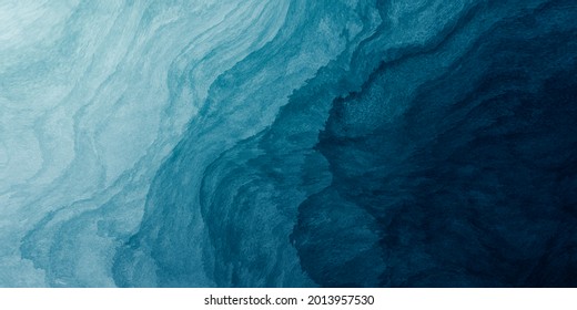 Abstract art blue paint background and liquid fluid grunge texture 