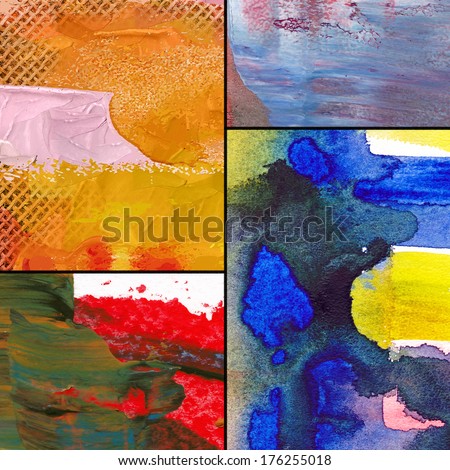 abstract art collage