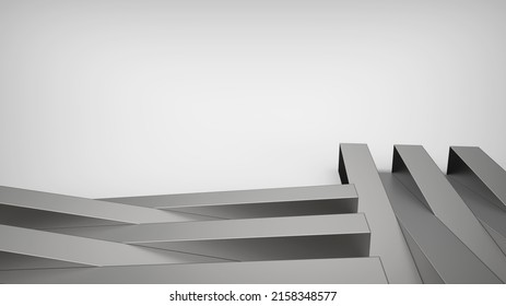 Abstract Art For Composition Empty Space 4k Background 3d Illustration Rendering