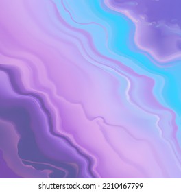 Abstract Art Liquid Paint Mixing Pastel Gradient Background Swirling Together, Creative Walpaper Paint In Layers Flowing Separated With Gradient, Layering In Colors