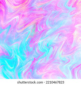 Abstract Art Liquid Paint Mixing Pastel Gradient Background Swirling Together, Creatinve Backdrop , Surreal Flowing Paint, Vortex, Ethereal