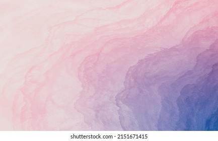 Abstract Art Pink Purple Blue Pastel Gradient Paint Background With Liquid Fluid Grunge Texture.