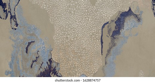 Abstract Art Texture On Canvas