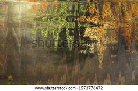 Similar – Image, Stock Photo submerged Lake Forest lake