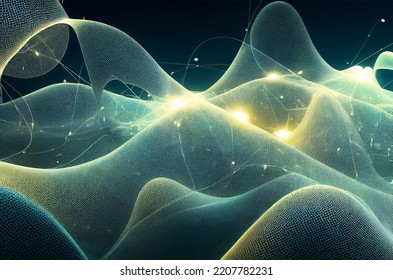 Abstract Artificial intelligence. Technology web background. Virtual concept.abstract future sci fi.Brain wave concept for big data.Space and multiverse.sound wave cyber.equalizer light effect.voice.