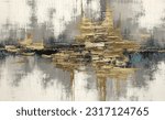 Abstract artistic background. Wallpaper, natural fine art wall art for home decor and print. golden background