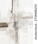 Abstract artwork with dynamic lines and soft colors, creating a harmonious and modern composition, perfect for contemporary interior design and artistic projects