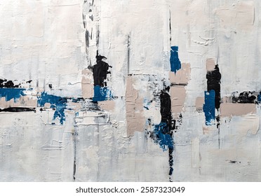 Abstract artwork with dynamic lines and soft colors, creating a harmonious and modern composition, perfect for contemporary interior design and artistic projects