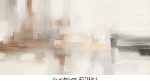 Abstract artwork with dynamic lines and soft colors, creating a harmonious and modern composition, perfect for contemporary interior design and artistic projects