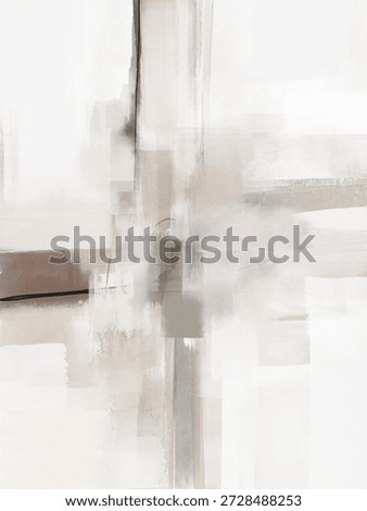 Abstract artwork with dynamic lines and soft colors, creating a harmonious and modern composition, perfect for contemporary interior design and artistic projects