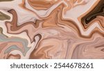 Abstract artwork showcasing fluid, swirling patterns in soft beige, tan, and muted brown hues