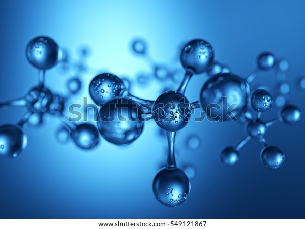 Abstract atom or molecule\
structure