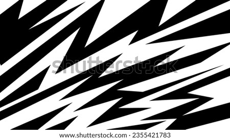Abstract backdrop featuring spikes and dynamic zigzag patterns.
