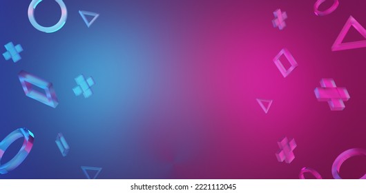 abstract backgound video game of esports scifi gaming cyberpunk, vr virtual reality simulation and metaverse, scene stand pedestal stage, 3d illustration rendering, futuristic neon glow room - Powered by Shutterstock