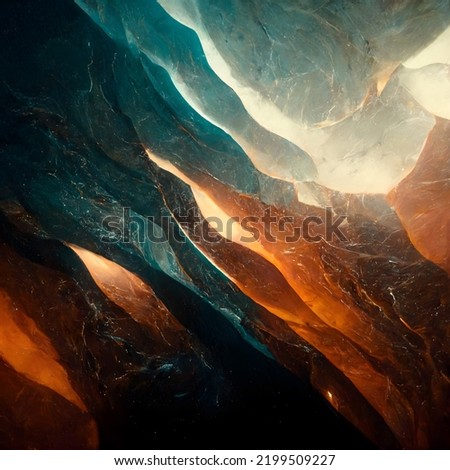 Abstract background 3d render. Mystical pattern with natural organic texture.