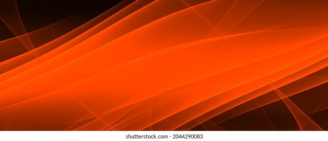 Abstract Background 4k Red Light Dark Black Waves And Lines Banner