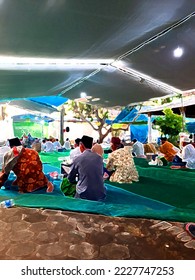 Abstract background with accented edges filter, inside are objects similar to sitting people.