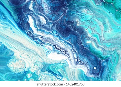 Abstract background of acrylic paint in color tones