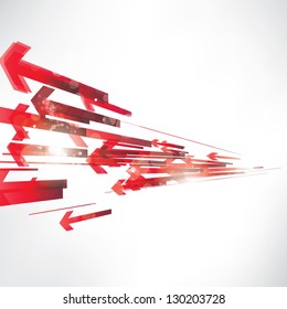 abstract background with arrows