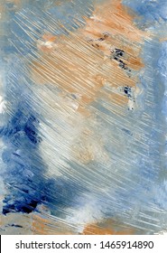Abstract background for backgrounds, hand-painted texture, acrylic, paint drops, embossed paint smears