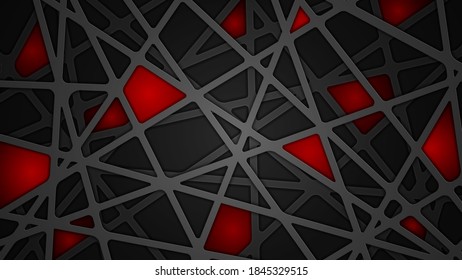 Abstract Background Black Gray Red, Design