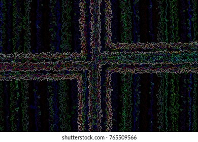 Abstract background black modern technology
