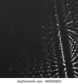 Abstract Background With Black and White Particles