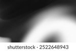 Abstract background black white style freeform gradient with defocused blur grainy soft noise effects copy space text area 