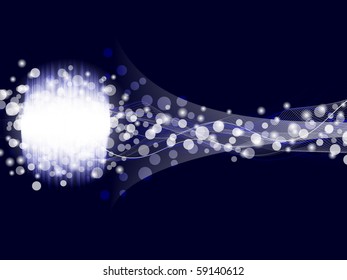 abstract background with blend and bokeh, copyspace