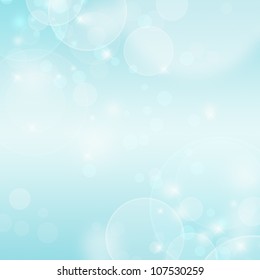 Abstract Background Blue Bokeh