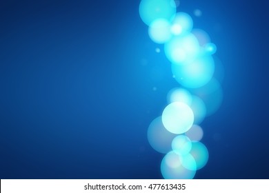 abstract background blue bokeh
