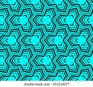 Abstract Background Blue Geometric Seamless Pattern Stock Vector ...