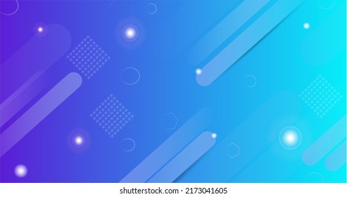 abstract background with blue and purple gradient color combination circles and stripes - Shutterstock ID 2173041605