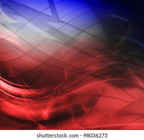 Abstract Background, Blue And Red Color