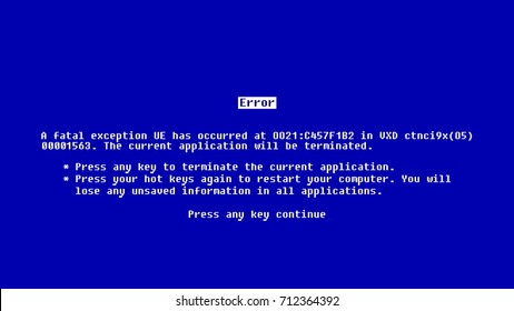 2,800 Blue Screen Death Images, Stock Photos & Vectors | Shutterstock