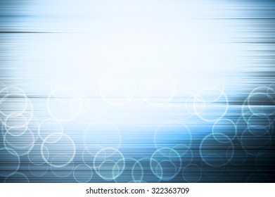 Abstract background in blue tone with copyspace and bokeh effect for your design